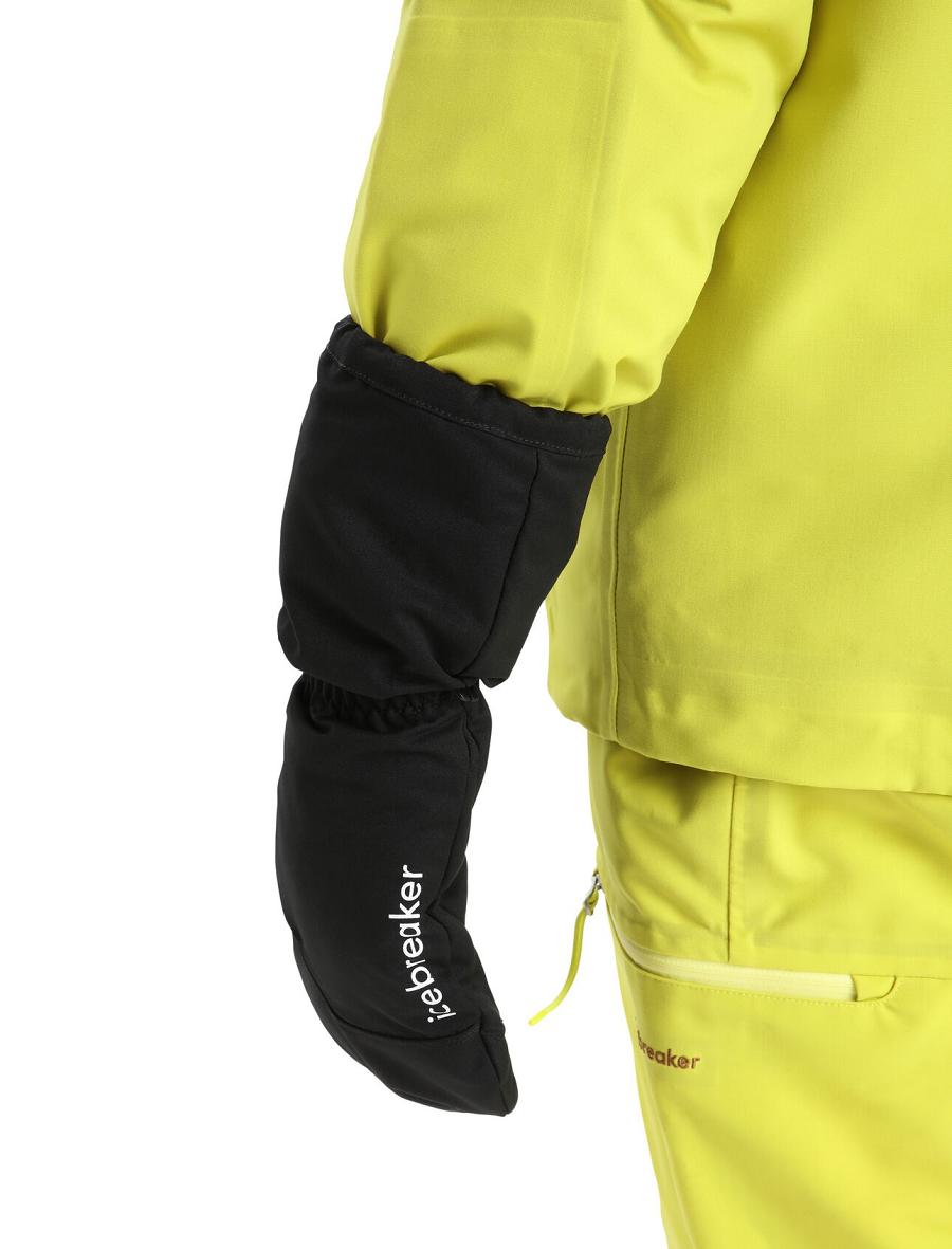 Rękawiczki Icebreaker Unisex MerinoLoft™ Mittens Damskie Czarne | PL 1454KORI